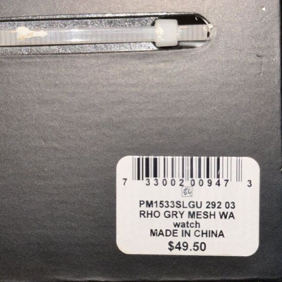 NWT Inc International Concepts Men's Stainless Steel Mesh Bracelet Watch 43mm - Picture 5 of 5